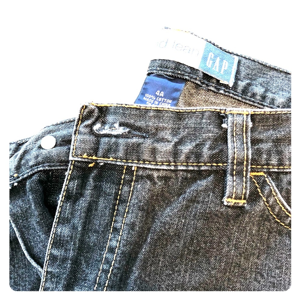 Gap black, Long and Lean jeans